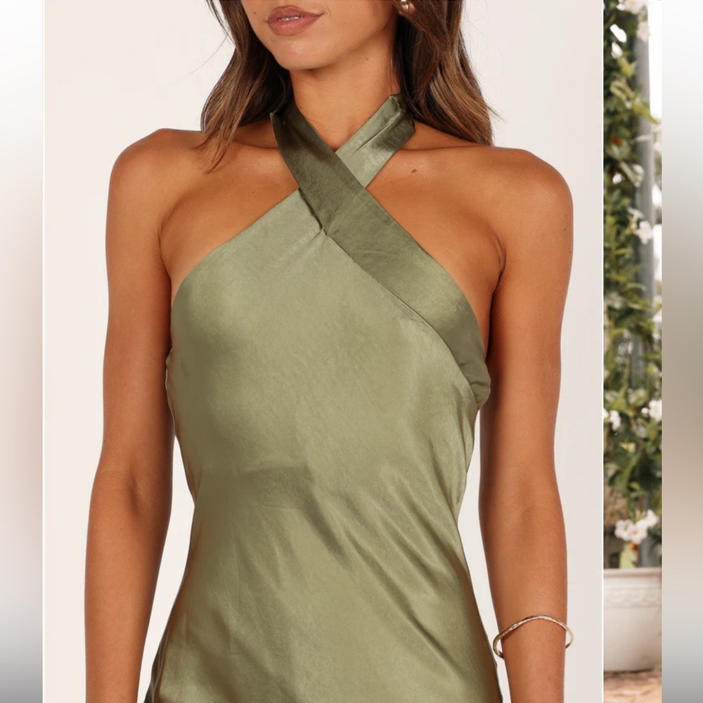 NWOT Grasie Midi Dress green size 0, 2, 4 - Picture 3 of 10